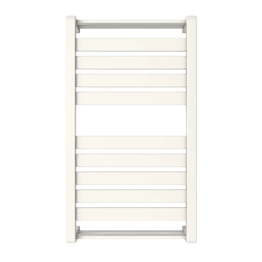 GoodHome Sèche-serviettes eau chaude en acier Loreto vertical blanc 344 W