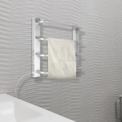 Sèche-Serviettes Électrique|Fishtec Sèche-Serviettes Electrique Salle de Bain 60 W