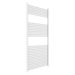 Sèche-Serviettes Eau Chaude|Kiamami Valentina Sèche-Serviettes En Acier Blanc 75X150 Avec 30 Tubes Horizontaux