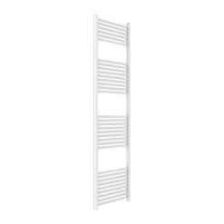 Sèche-Serviettes Eau Chaude|Kiamami Valentina Sèche-Serviettes En Acier Blanc 50X180 Avec 9+9+9+6 Tubes Horizontaux
