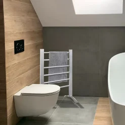 Sèche-Serviettes Électrique|Fishtec Sèche-Serviettes Sur Pied ou Mural