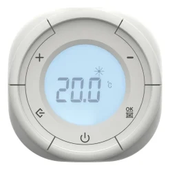 GoodHome Sèche-serviettes électrique à inertie fluide Hyana blanc 500W