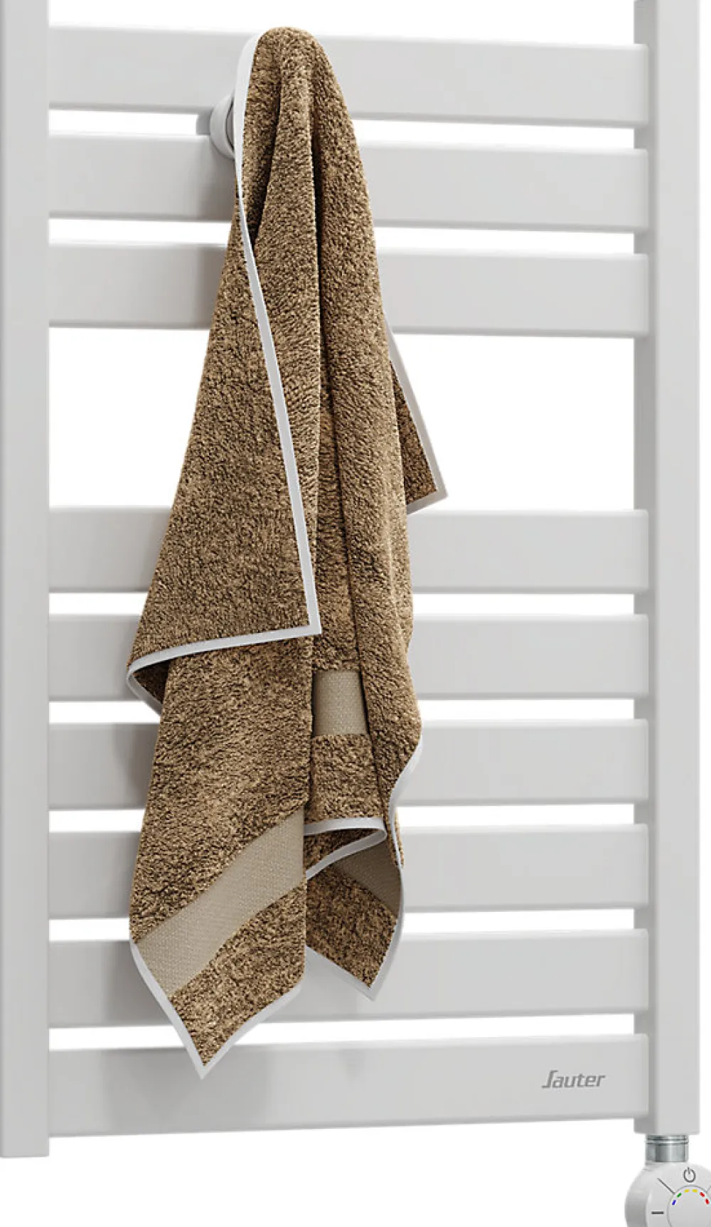 Sèche-Serviettes Électrique|Sauter Sèche-serviettes électrique à inertie fluide Kelud mini 2 blanc 250W