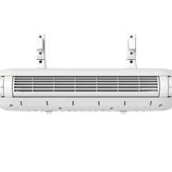 Sèche-Serviettes Soufflant|GoodHome Sèche-serviettes électrique Loreto blanc 500W + Soufflerie amovible Acilia blanc 1000W