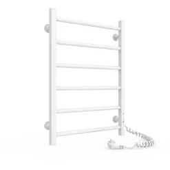 Laris Sèche-serviettes électrique ALFA 400x600 avec minuterie ECO, 95W, Blanc