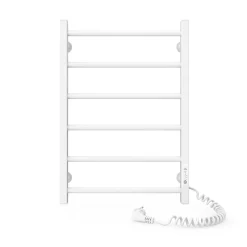 Laris Sèche-serviettes électrique ALFA 400x600 avec minuterie ECO, 95W, Blanc