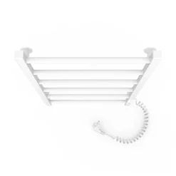 Laris Sèche-serviettes électrique ALFA 400x600 avec minuterie ECO, 95W, Blanc