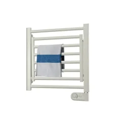 Deltacalor Sèche-serviettes électrique à inertie fluide Papillon1 150W blanc