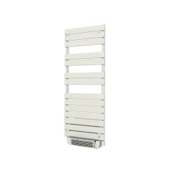 Sèche-Serviettes Soufflant|Delonghi Sèche-serviettes électrique à inertie fluide Ghibli blanc 700W + soufflerie 1000W