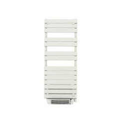 Sèche-Serviettes Soufflant|Delonghi Sèche-serviettes électrique à inertie fluide Ghibli blanc 700W + soufflerie 1000W
