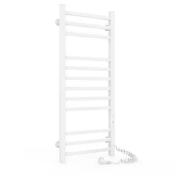 Laris Sèche-serviettes électrique IMIDZ 350x900 avec minuterie ECO, 190W, Blanc