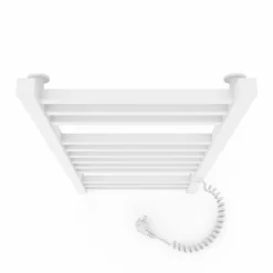 Laris Sèche-serviettes électrique IMIDZ 350x900 avec minuterie ECO, 190W, Blanc
