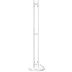 Sèche-Serviettes Électrique|Laris Sèche-serviettes électrique DUET 80x1200 avec minuterie ECO, 80W, Blanc