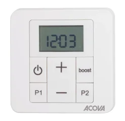 Sèche-Serviettes Soufflant|Acova Sèche-serviettes électrique à inertie fluide Astrakan +Air grey aluminium 750W + soufflerie 1000W