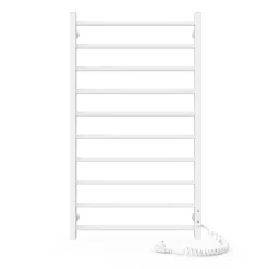 Sèche-Serviettes Électrique|Laris Sèche-serviettes électrique ALFA 500x900 avec minuterie ECO, 185W, Blanc