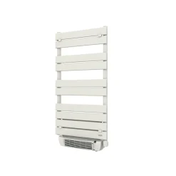 Delonghi Sèche-serviettes électrique à inertie fluide Phorum blanc 500W + soufflerie 1000W
