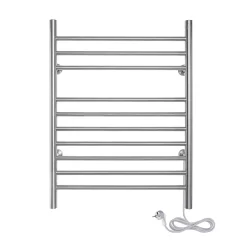 WarmlyYours Sèche-serviettes électrique brossé 150W , Dimensions: 81,2cm x 60 cm