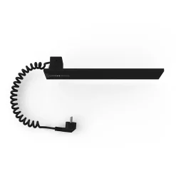 Laris Sèche-serviettes électrique SMART 400x100 avec minuterie ECO, 24W, Noir