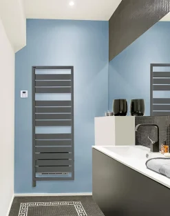 Acova Sèche-serviettes électrique à inertie fluide Astrakan +Air anthracite 750W + soufflerie 1000W
