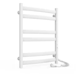 Sèche-Serviettes Électrique|Laris Sèche-serviettes électrique ATLANT 500x700 avec minuterie ECO, 160W, Blanc
