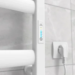 Sèche-Serviettes Électrique|Laris Sèche-serviettes électrique ATLANT 500x700 avec minuterie ECO, 160W, Blanc