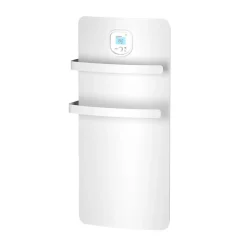 Sèche-Serviettes Soufflant|Noirot Sèche-serviettes électrique à inertie sèche Anuri blanc 500W + soufflerie 700W