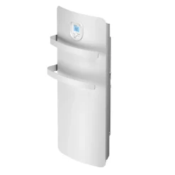 Sèche-Serviettes Soufflant|Noirot Sèche-serviettes électrique à inertie sèche Anuri blanc 500W + soufflerie 700W