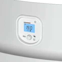 Sèche-Serviettes Soufflant|Noirot Sèche-serviettes électrique à inertie sèche Anuri blanc 500W + soufflerie 700W