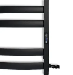 Laris Sèche-serviettes électrique ATLANT 500x900 avec minuterie ECO, 210W, Noir