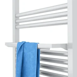 Sèche-Serviettes Soufflant|Sauter Sèche-serviettes électrique à inertie fluide Marapi tactile blanc 750W + soufflerie 1000W