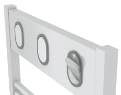 Sèche-Serviettes Soufflant|Sauter Sèche-serviettes électrique à inertie fluide Marapi tactile blanc 750W + soufflerie 1000W