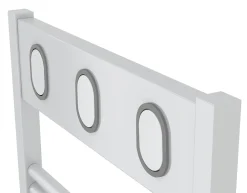 Sèche-Serviettes Soufflant|Sauter Sèche-serviettes électrique à inertie fluide Marapi tactile blanc 750W + soufflerie 1000W