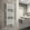 Deltacalor Sèche-serviettes électrique à inertie fluide Calmo blanc 750W