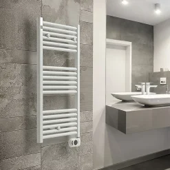 Deltacalor Sèche-serviettes électrique à inertie fluide Calmo blanc 750W
