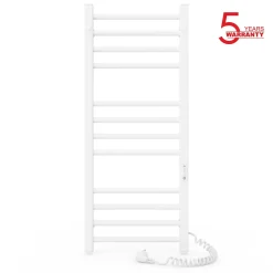 Laris Sèche-serviettes électrique ALFA 500x1200 avec minuterie ECO, 225W, Blanc