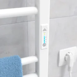 Laris Sèche-serviettes électrique ALFA 500x1200 avec minuterie ECO, 225W, Blanc