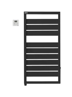 Sèche-Serviettes Électrique|Acova Sèche-serviettes électrique à inertie fluide Astrakan noir 500W