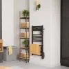 Noirot Sèche-serviettes électrique 750 W noir à inertie fluide, Actibain