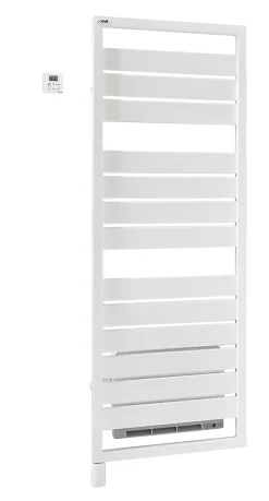 Acova Sèche-serviettes électrique à inertie fluide Astrakan +Air blanc 750W + soufflerie 1000W