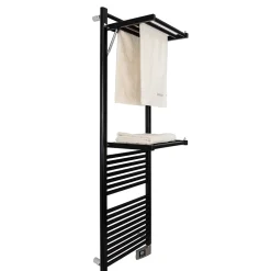 Deltacalor Sèche-serviettes électrique à inertie fluide Papillon2 750W noir