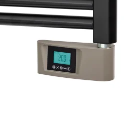 Sèche-Serviettes Électrique|Deltacalor Sèche-serviettes électrique à inertie fluide Stendino 750W noir