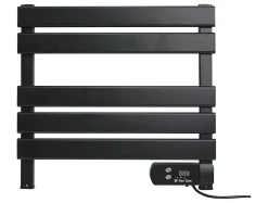 Pureline Sèche-serviettes électrique compact noir 100W