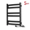 Laris Sèche-serviettes électrique ATLANT 500x700 avec minuterie ECO, 160W, Noir