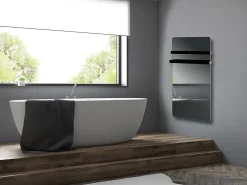 Sèche-Serviettes Électrique|Carrera Sèche-serviettes électrique Silam air 1000W miroir
