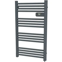 Sèche-Serviettes Électrique|Carrera Sèche-serviettes électrique à inertie sèche Alani 750W gris anthracite