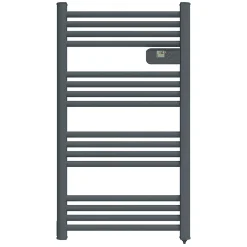 Sèche-Serviettes Électrique|Carrera Sèche-serviettes électrique à inertie sèche Alani 750W gris anthracite