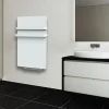 Sèche-Serviettes Soufflant|Carrera Sèche-serviettes électrique à inertie sèche Silam + Air 1400W + soufflerie 900W blanc