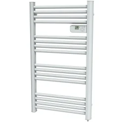Sèche-Serviettes Électrique|Carrera Sèche-serviettes électrique à inertie sèche Alani blanc 500W