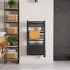 Sèche-Serviettes Soufflant|Noirot Sèche-serviettes électrique 750 W noir à inertie fluide + soufflerie 1000 W - Actibain