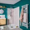 Sèche-Serviettes Électrique|GoodHome Sèche-serviettes électrique à inertie sèche Solna blanc 750W